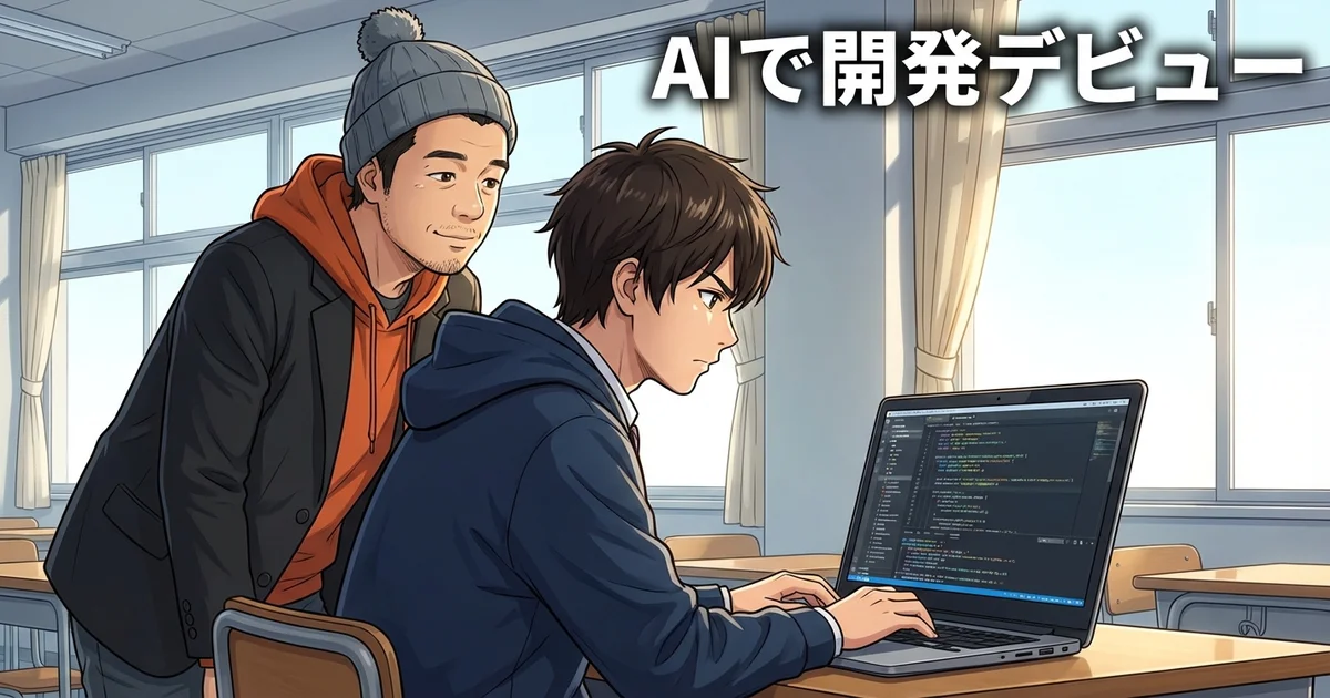 琢己がClaude Codeを使って開発している様子