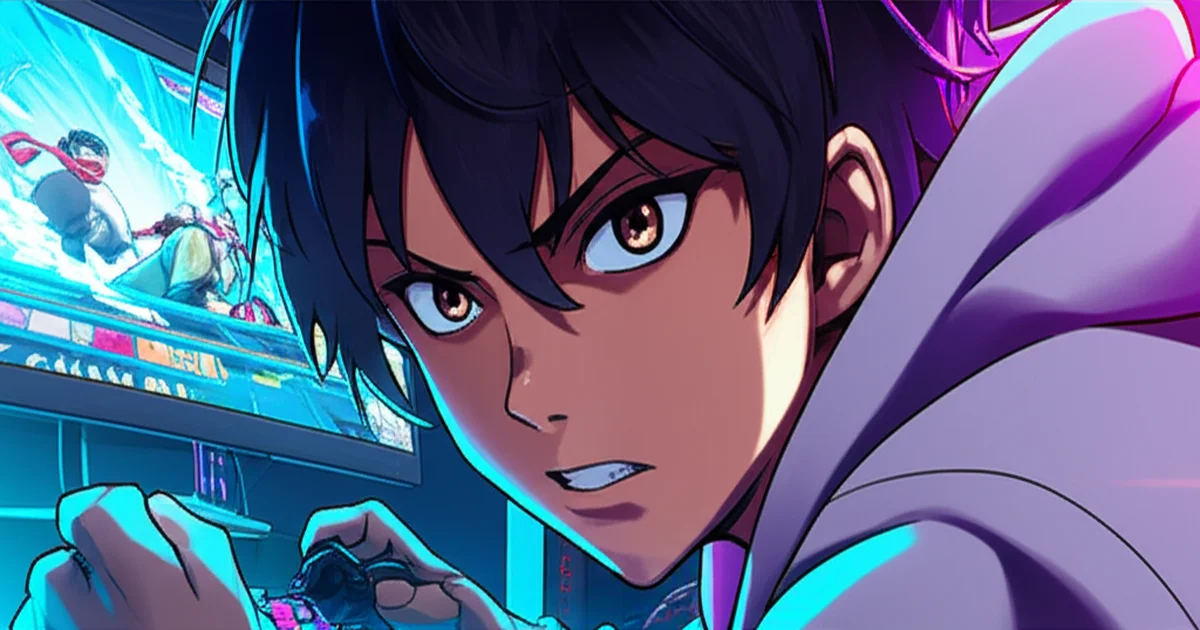 Y君がeスポーツに打ち込む様子